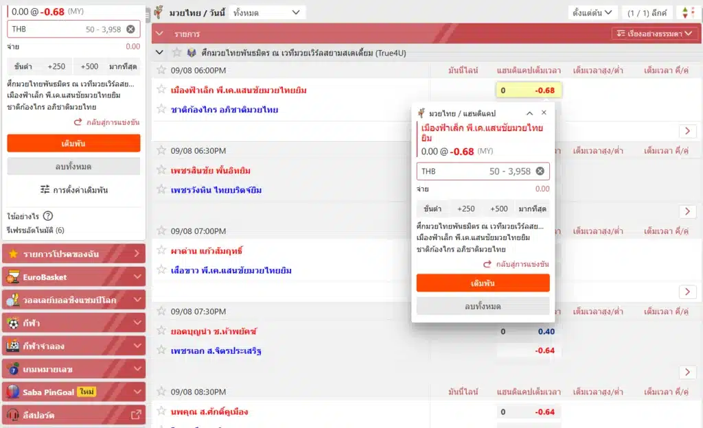 วางเดิมพันแทงมวย 12bet